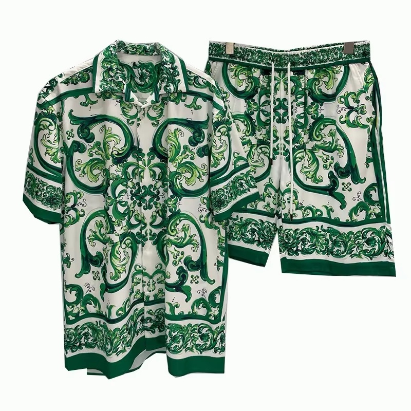 Men'S Fashion Videos - 2026 Summer Digital Print Casual Short