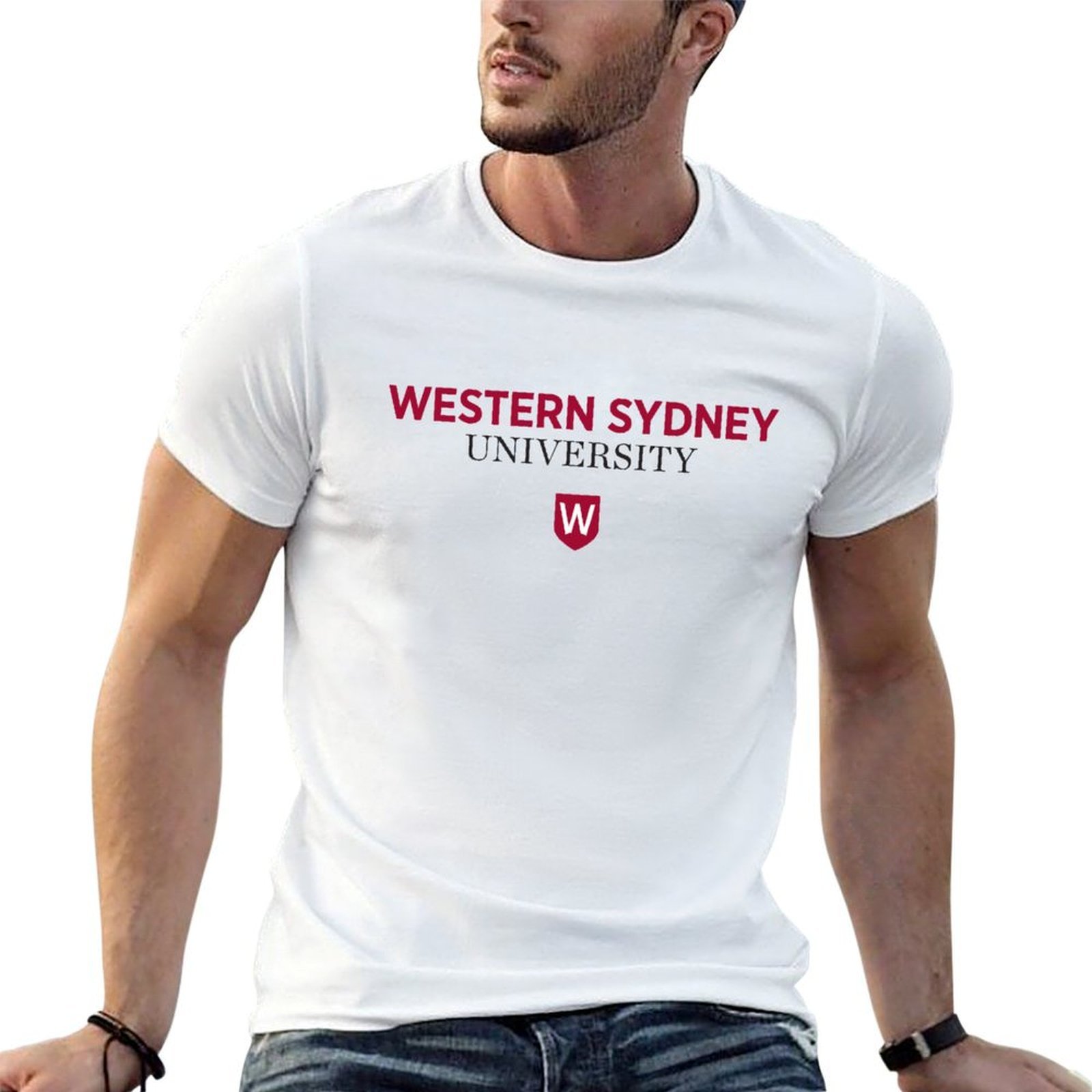 Men'S Fashion Sydney - Western Sydney University T-Shirt korean fashion