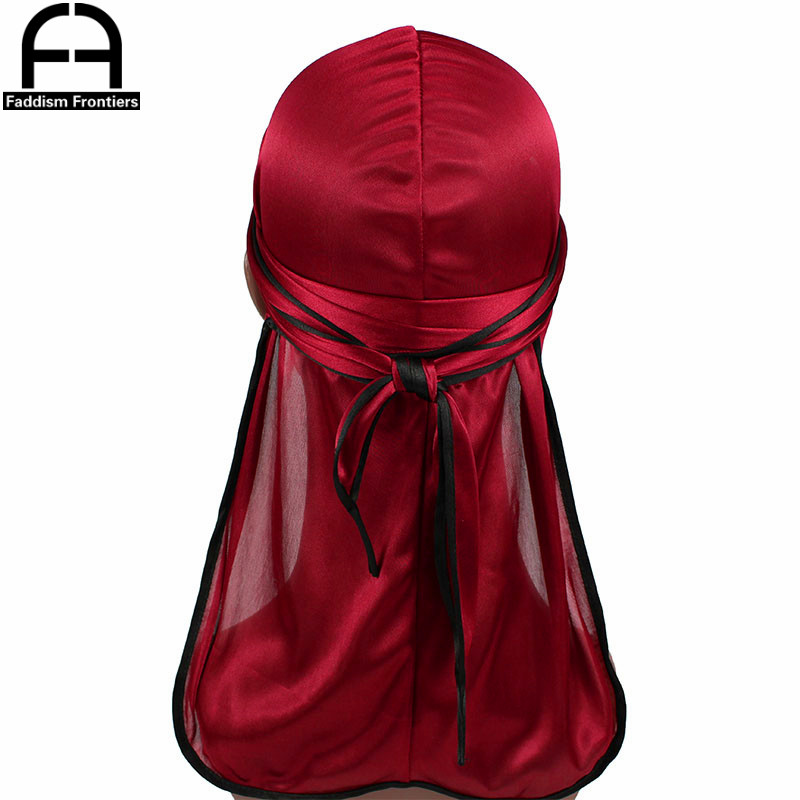 Men'S Fashion With Hat - New Fashion Men's Satin Durags Biker