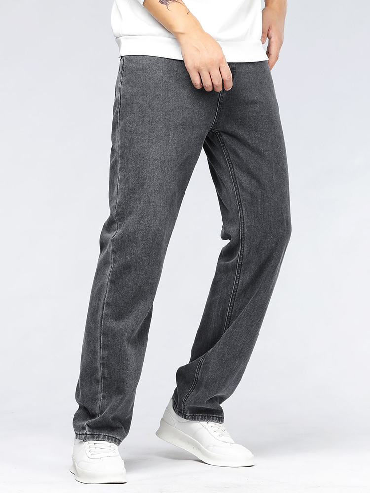 Men's Korean Fashion Baggy Jea - огляд і ціна Men'S Fashion Grey Jeans