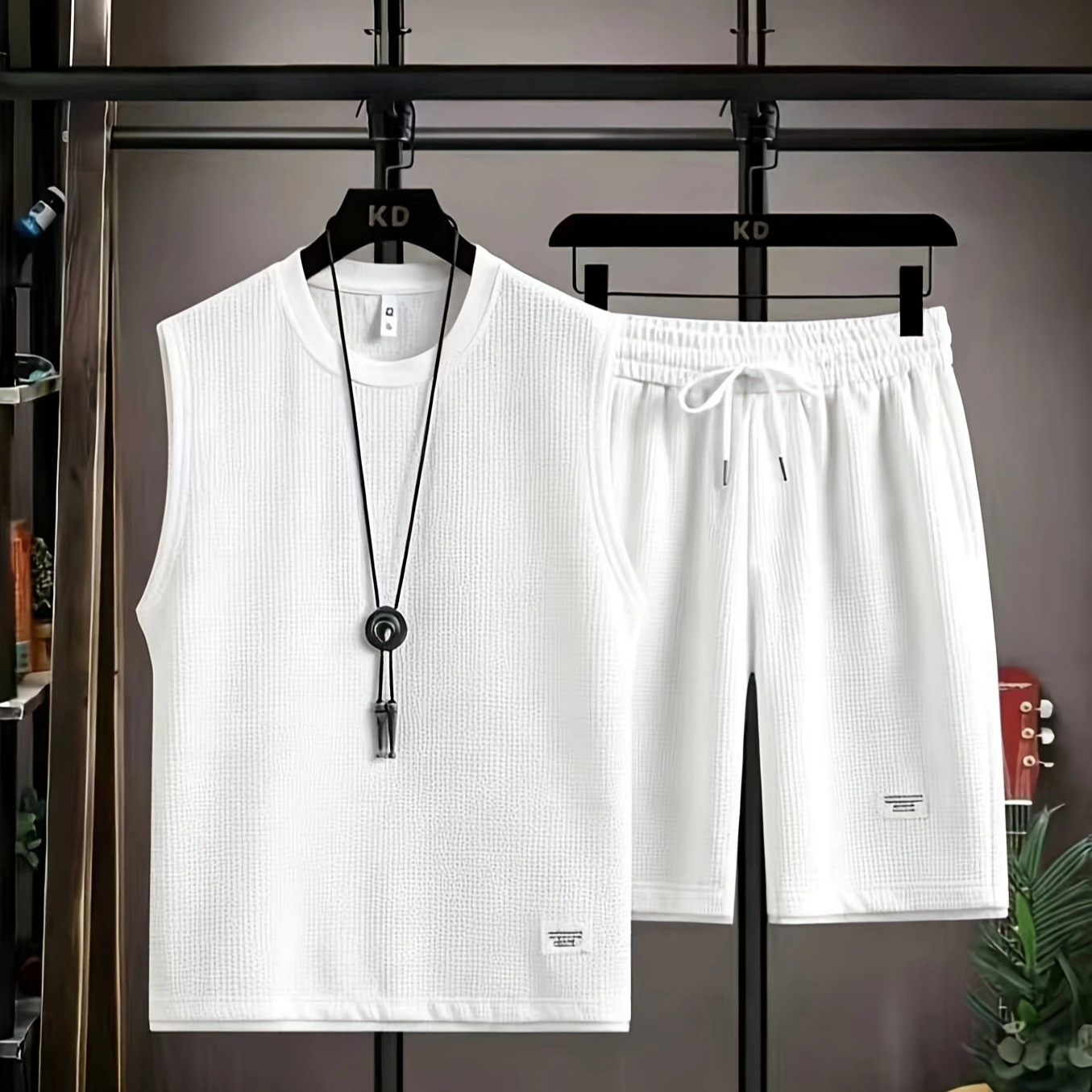 Summer men's vest sets high qu - огляд і ціна Mens Fashion Summer