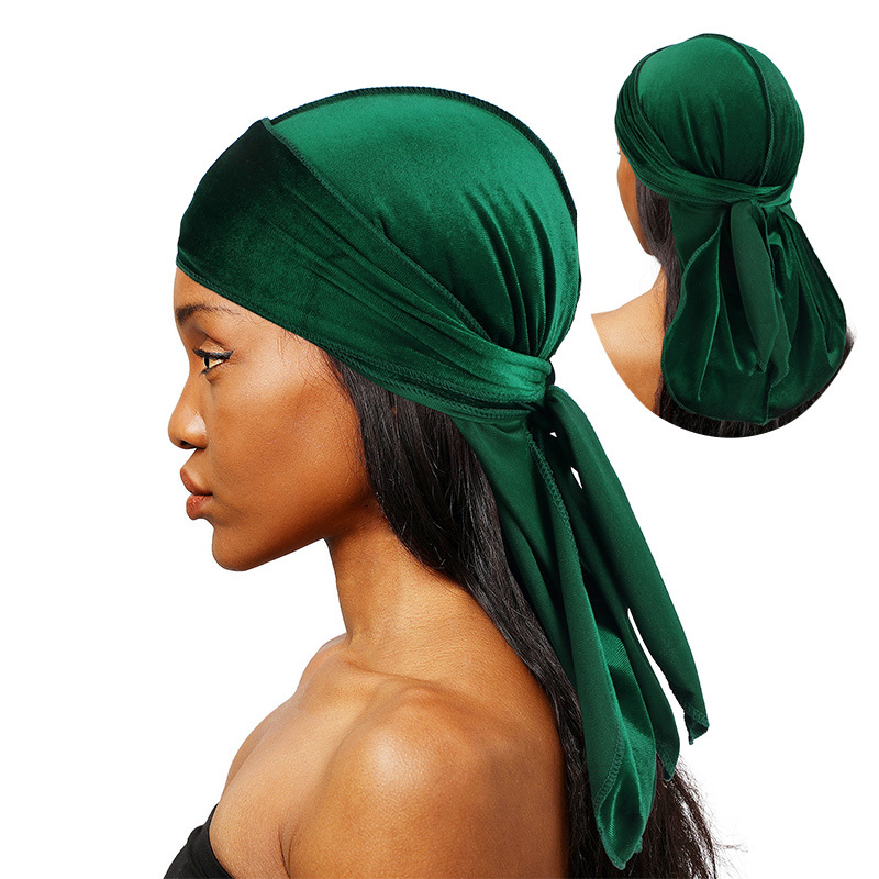 Unisex Men Women Velvet Durags - огляд і ціна Men'S Fashion With Hat
