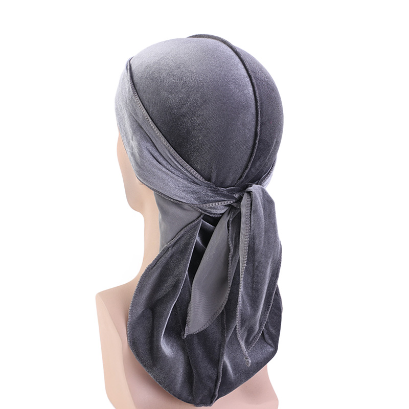 Unisex Men Women Velvet Durags - огляд і ціна Men'S Fashion With Hat