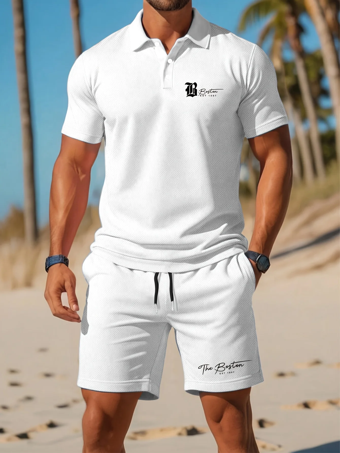 Summer New Men's Polo Shirt Se - огляд і ціна Mens Fashion Clothes