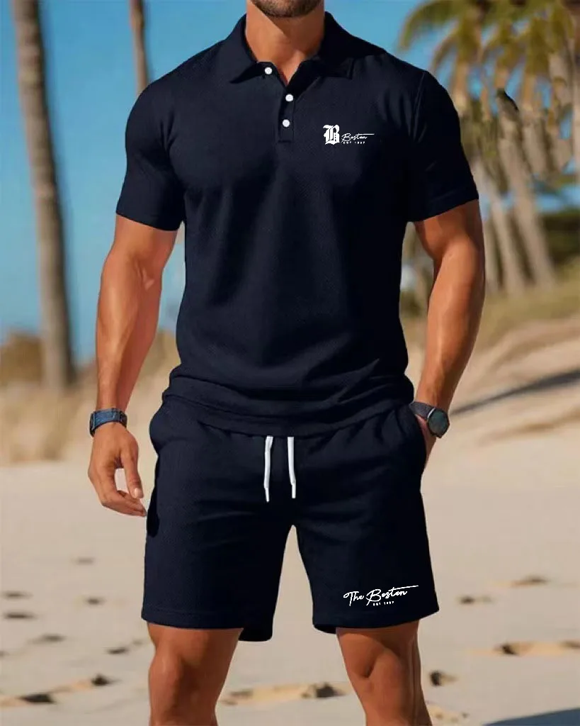 Summer New Men's Polo Shirt Se - огляд і ціна Mens Fashion Clothes