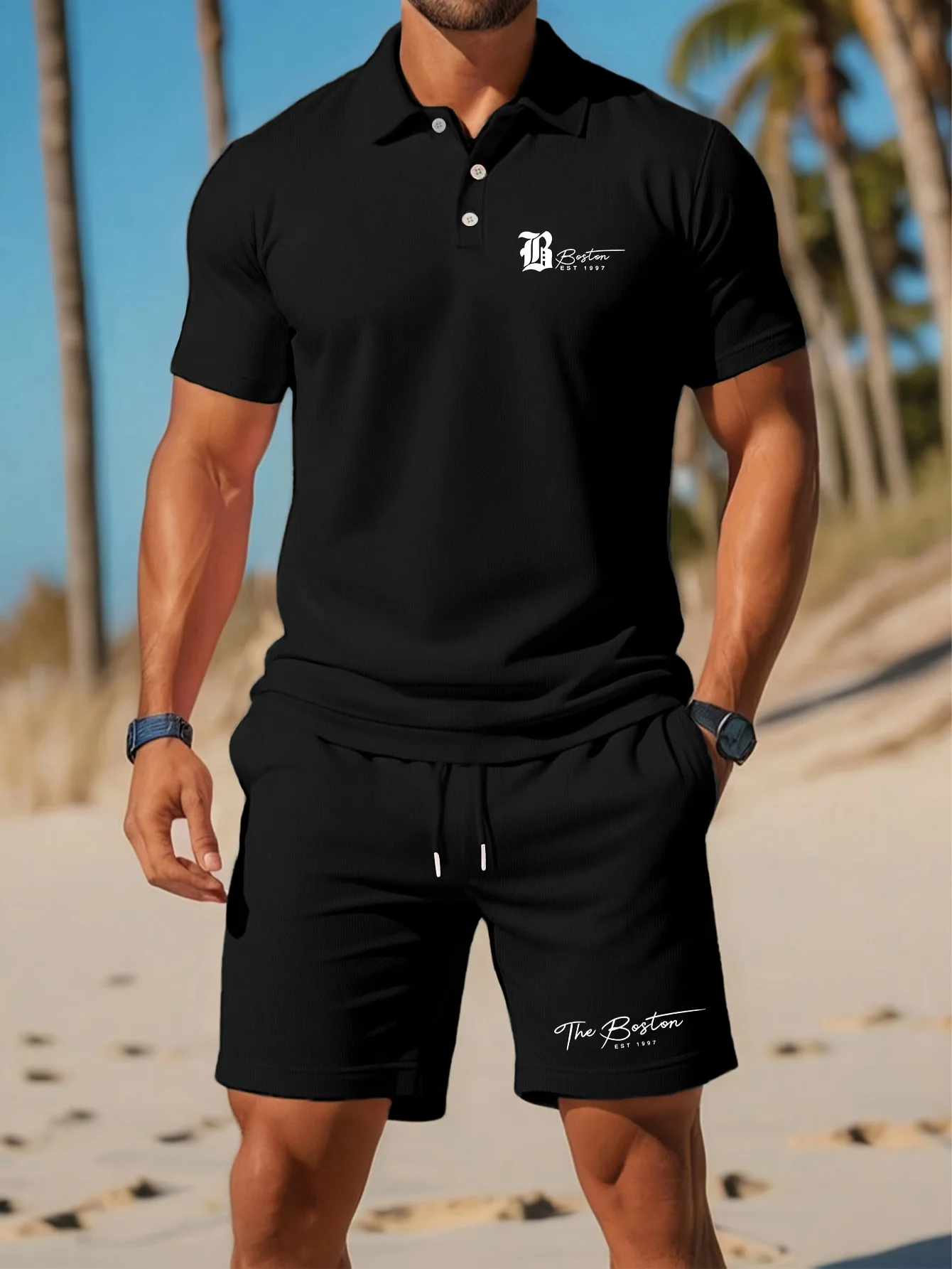 Summer New Men's Polo Shirt Se - огляд і ціна Mens Fashion Clothes