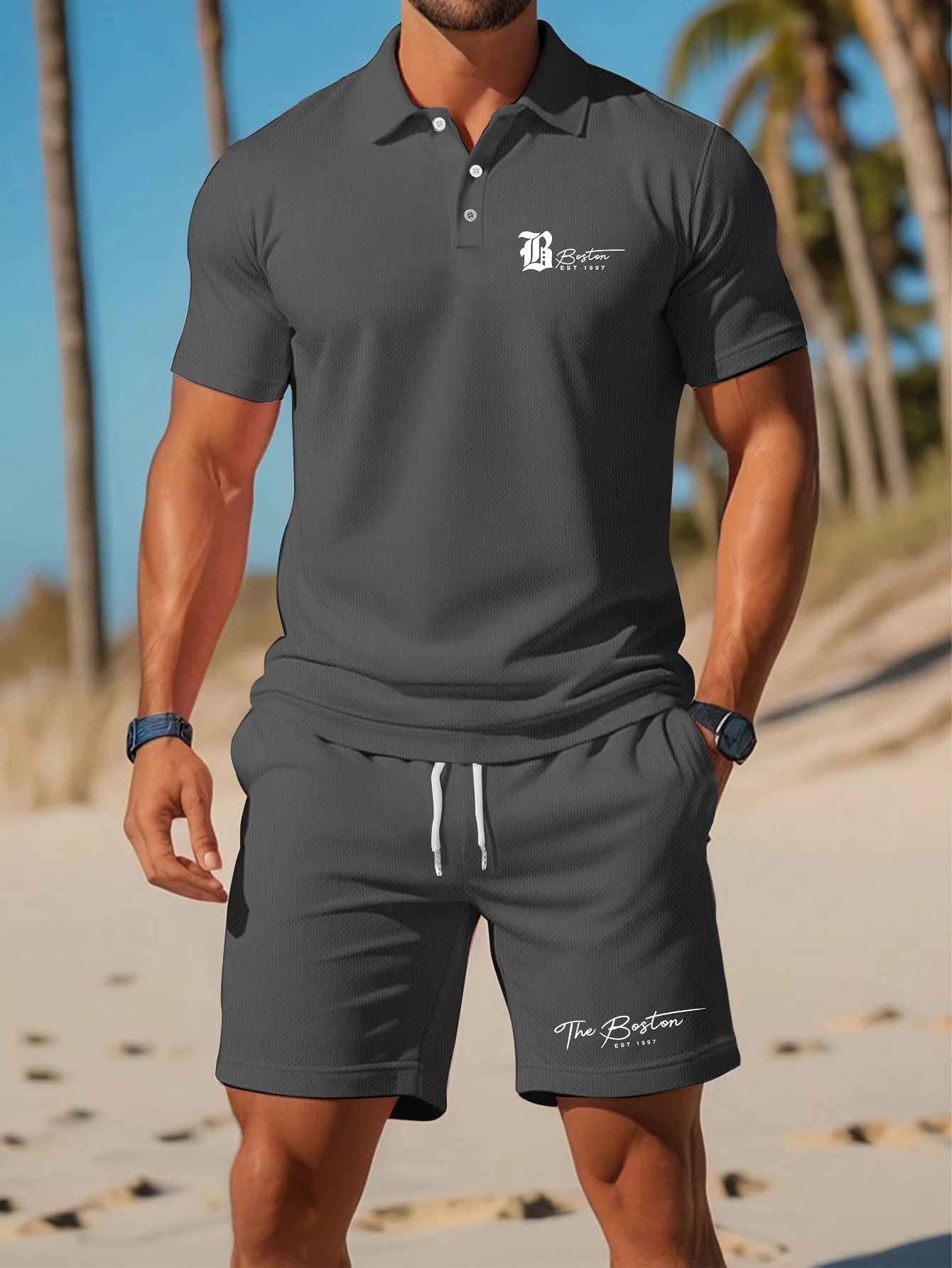 Summer New Men's Polo Shirt Se - огляд і ціна Mens Fashion Clothes