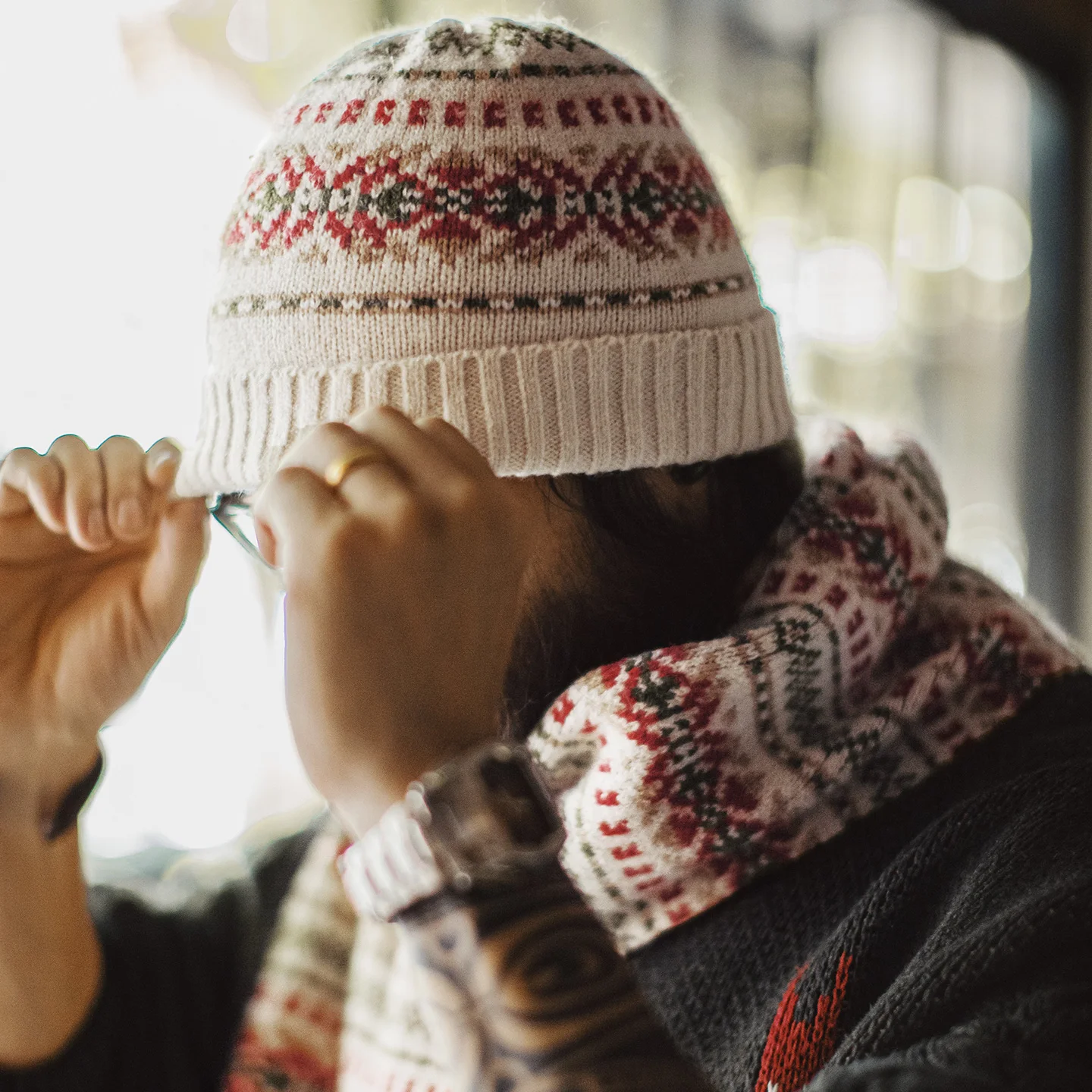 Maden Unisex Vintage Fair Isle - огляд і ціна Men'S Fashion With Hat