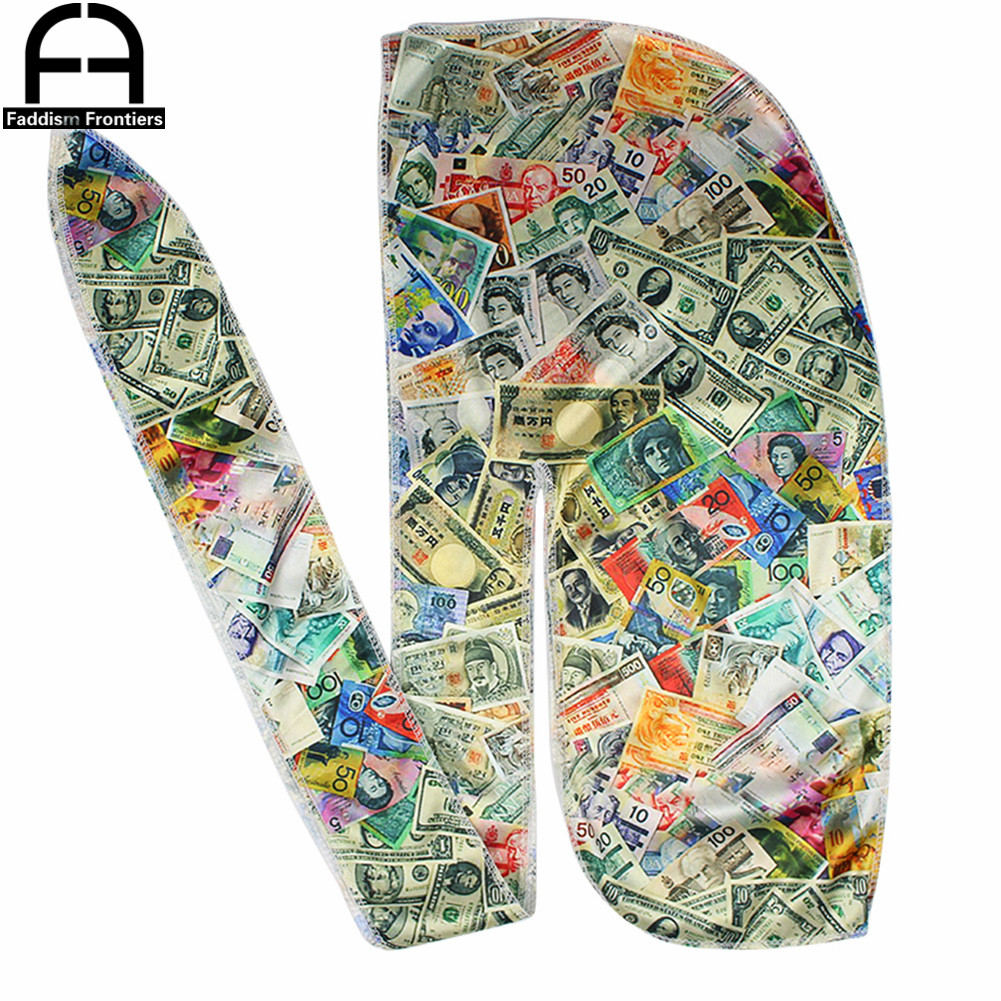 Custom Money Men Silk Durag Ba - огляд і ціна Men'S Fashion With Hat