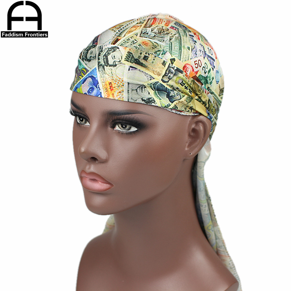 Custom Money Men Silk Durag Ba - огляд і ціна Men'S Fashion With Hat
