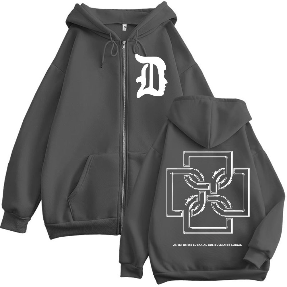 Customization Rapper Duki Logo - огляд і ціна Mens Fashion Zip Up Hoodies