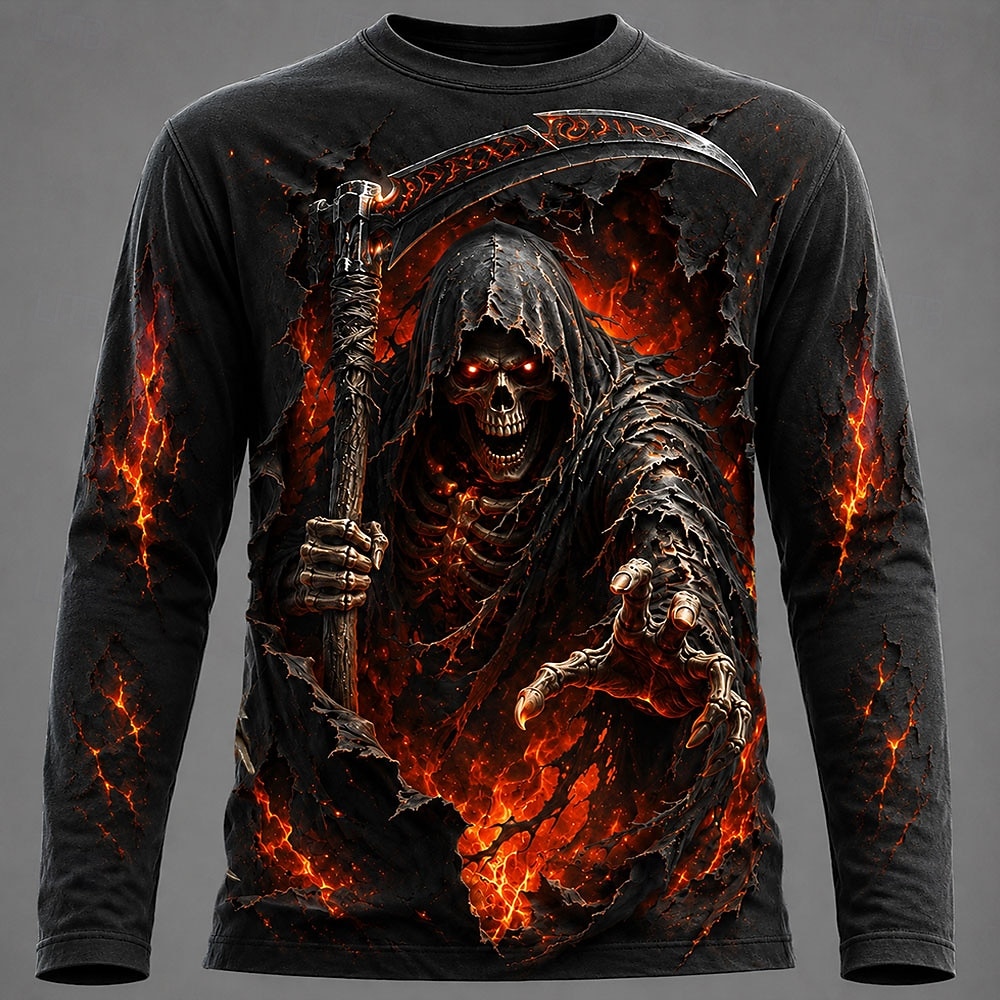 Halloween Men 3D Graphic Print - огляд і ціна Men'S Fashion T Shirts