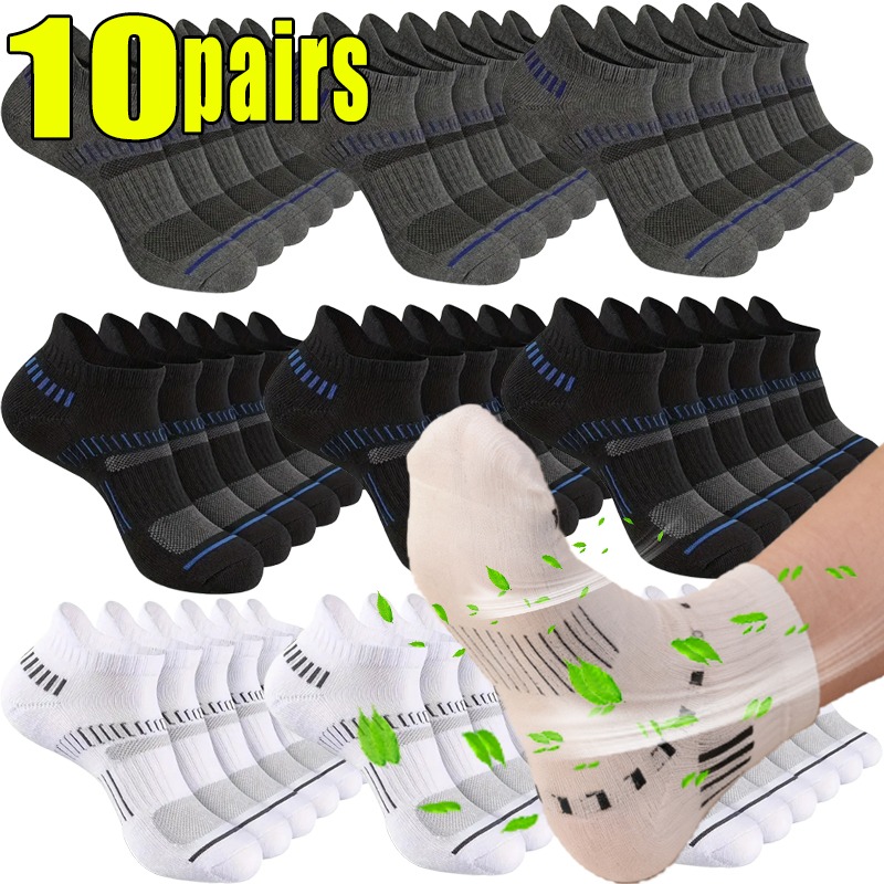 1-10pairs Breathable Mesh Men  - огляд і ціна Socks Ankle Men