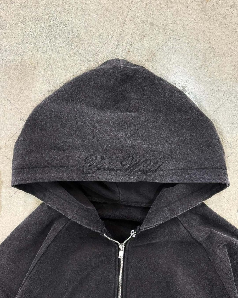 Y2K harajuku Gothic Letter Pri - огляд і ціна Mens Fashion Zip Up Hoodies