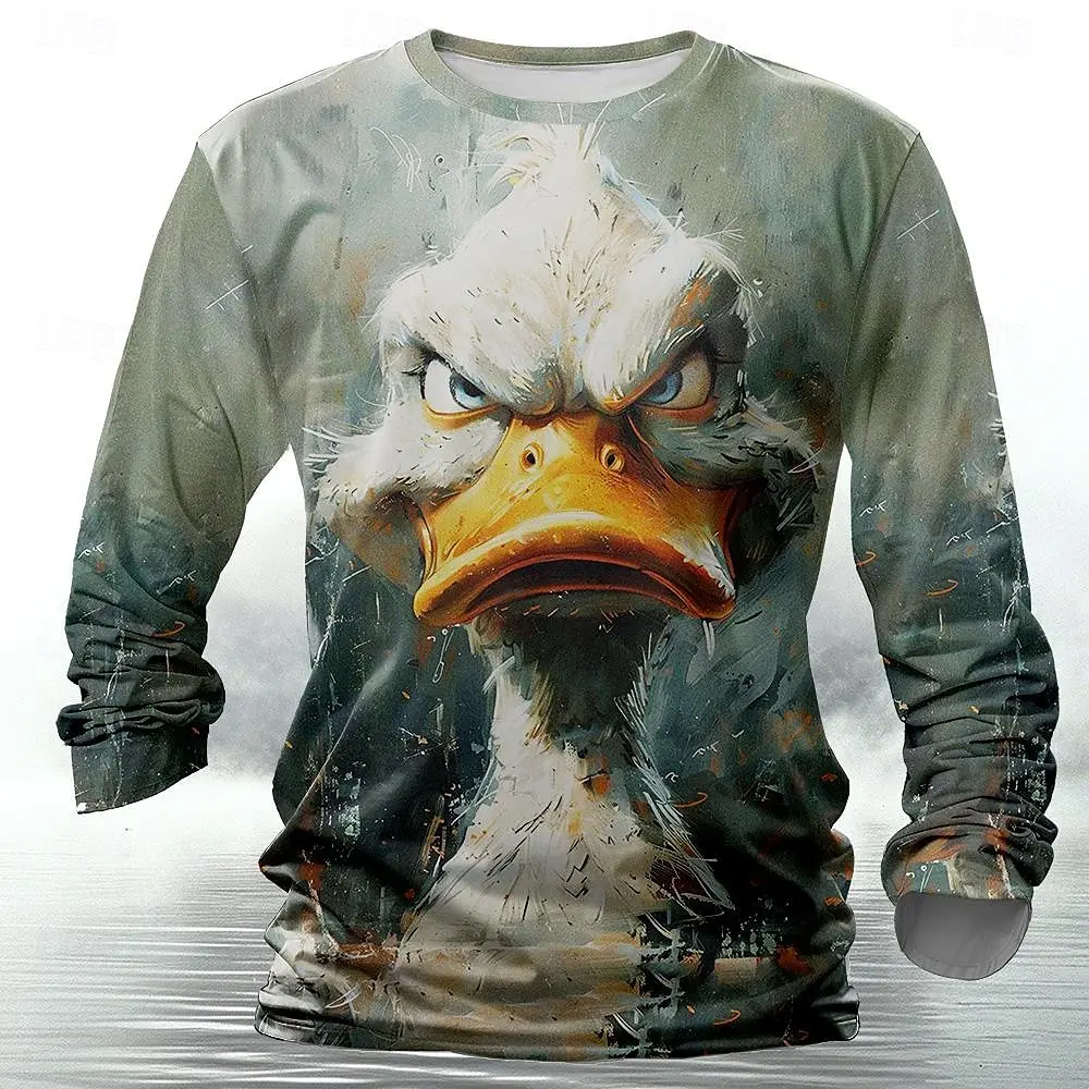 Funny 3D Animal Print Mens T S - огляд і ціна Mens Fashion Clothes