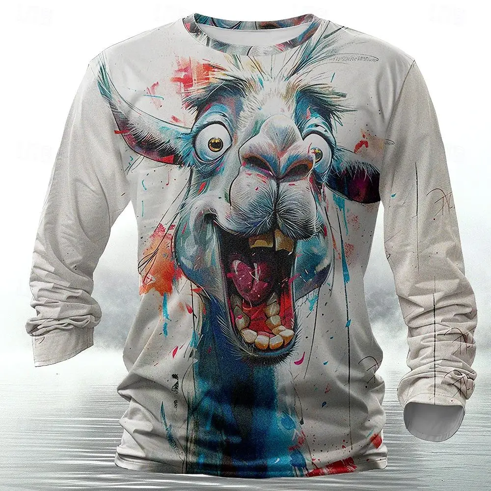 Funny 3D Animal Print Mens T S - огляд і ціна Mens Fashion Clothes