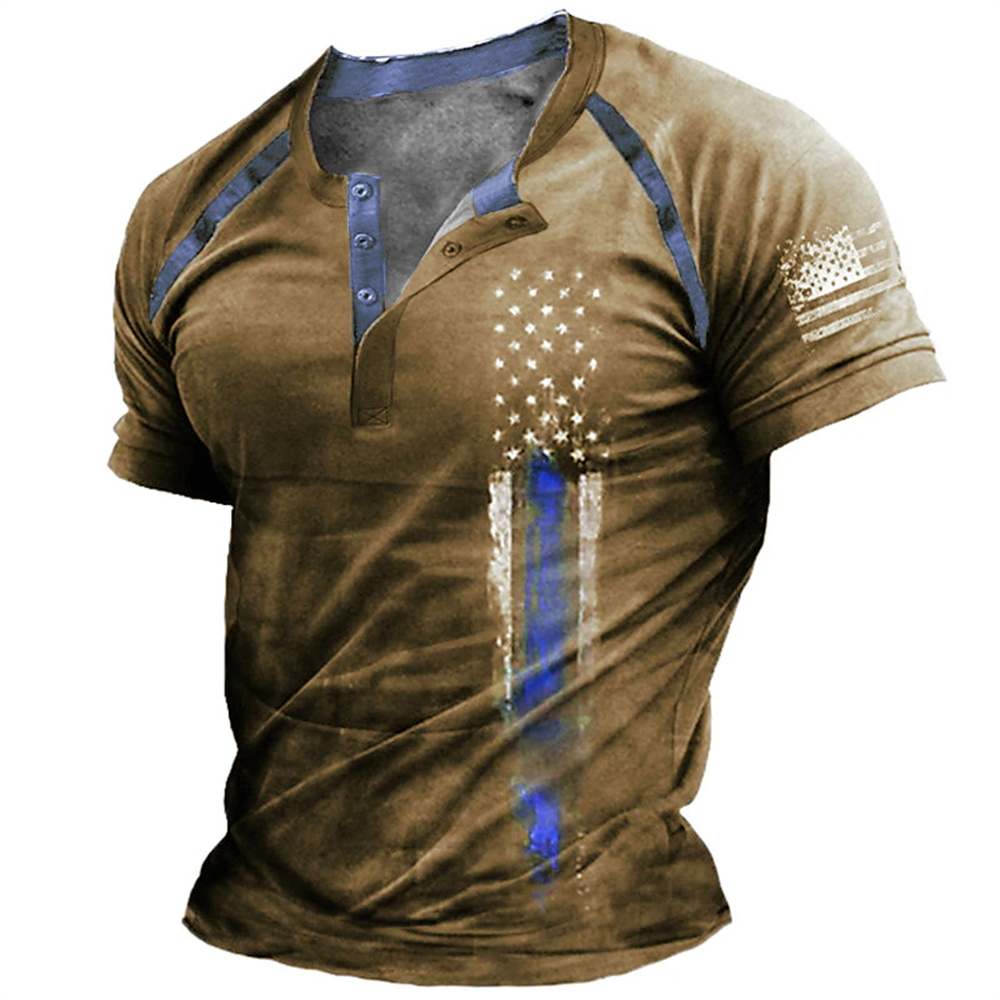 Funny 3D American Flag Print M - огляд і ціна Mens Fashion Clothes