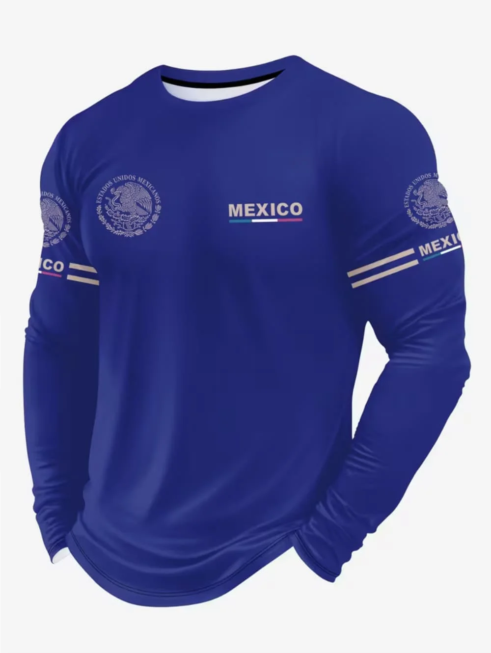 Men's Mexico Eagle Print T‑Shi - огляд і ціна Mens Fashion Clothes
