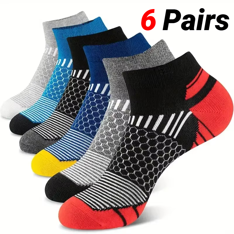 6 Pairs Men'S Short Sports Soc - огляд і ціна Socks Ankle Men