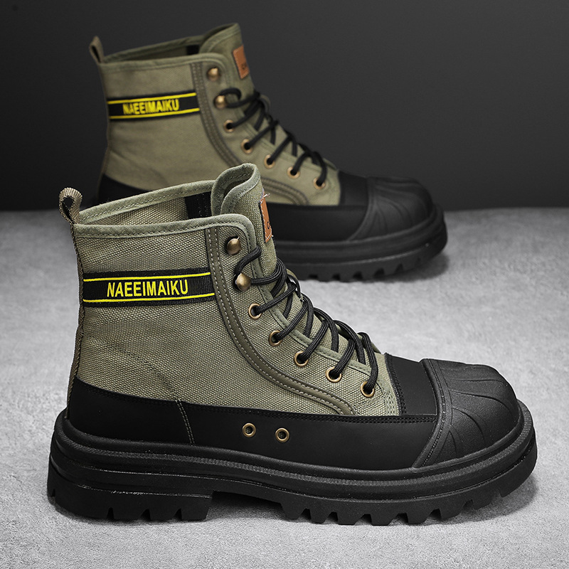 Mens Canvas Boots Fashion High - огляд і ціна Men'S Fashion News
