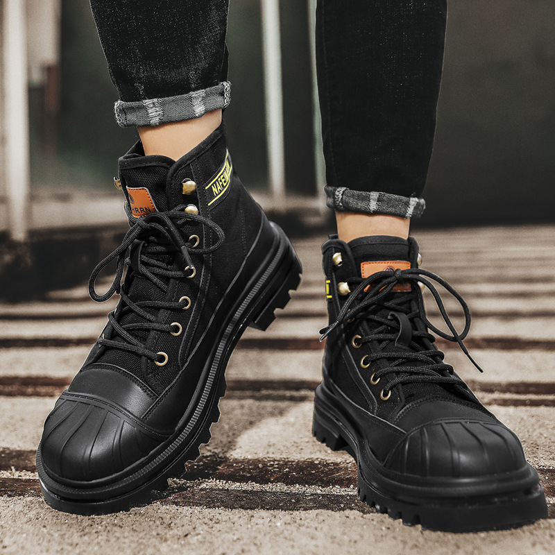Mens Canvas Boots Fashion High - огляд і ціна Men'S Fashion News