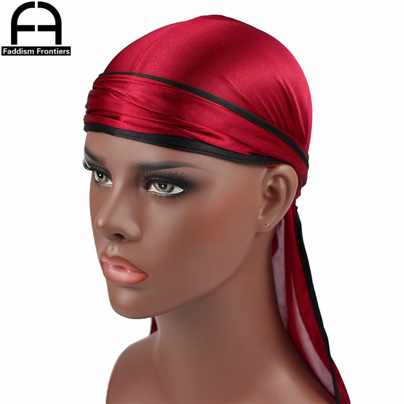 New Fashion Men's Satin Durags - огляд і ціна Men'S Fashion With Hat