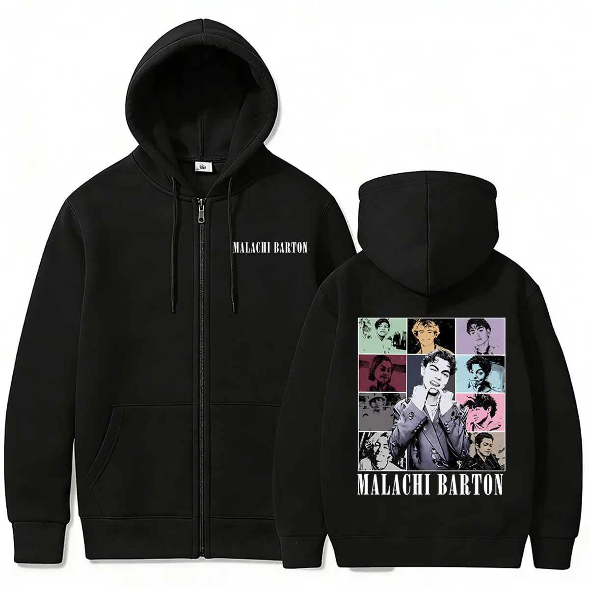 Malachi Barton Graphic Zipper  - огляд і ціна Mens Fashion Zip Up Hoodies