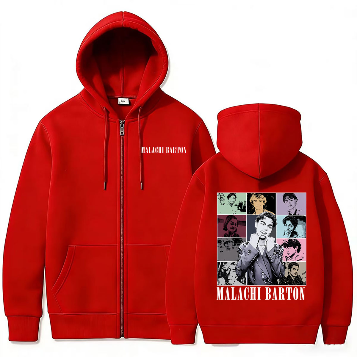 Malachi Barton Graphic Zipper  - огляд і ціна Mens Fashion Zip Up Hoodies