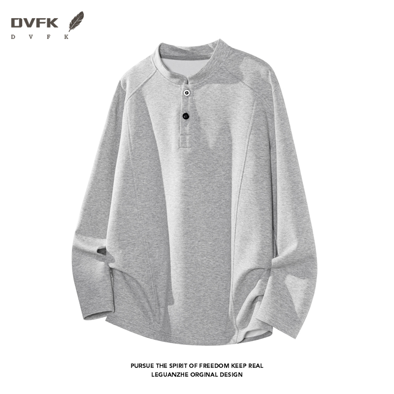 Men Raglan Sleeve Henley Long  - огляд і ціна Mens Fashion Summer