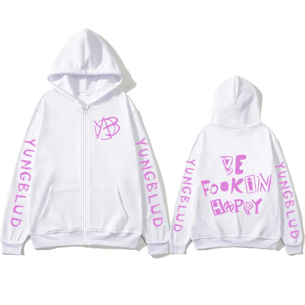 Rock Singer Yungblud Be Fookin - огляд і ціна Mens Fashion Zip Up Hoodies