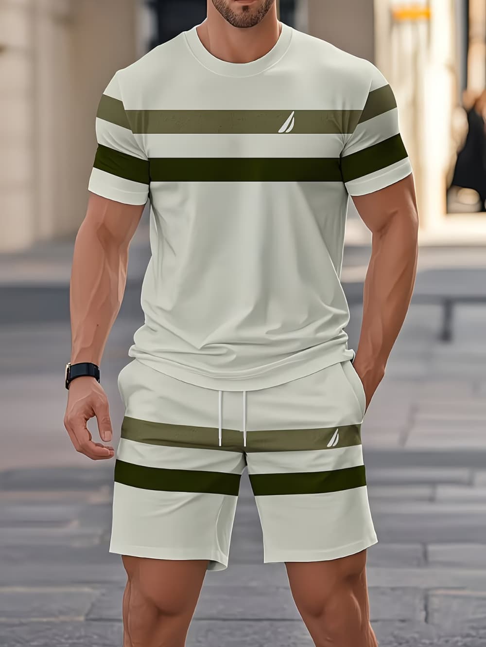 Men's Summer Sets Funny 3D Str - огляд і ціна Men'S Fashion Videos