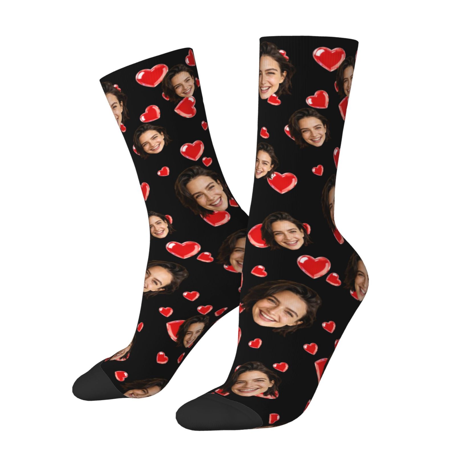 Custom Face Photo Socks Person - огляд і ціна Socks Ankle Men