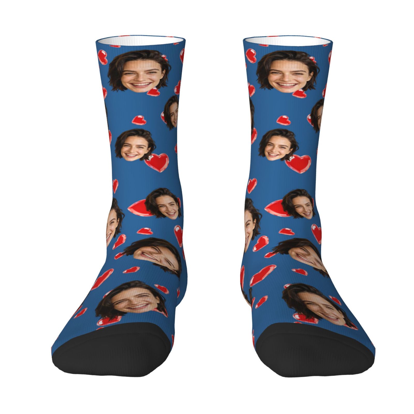 Custom Face Photo Socks Person - огляд і ціна Socks Ankle Men