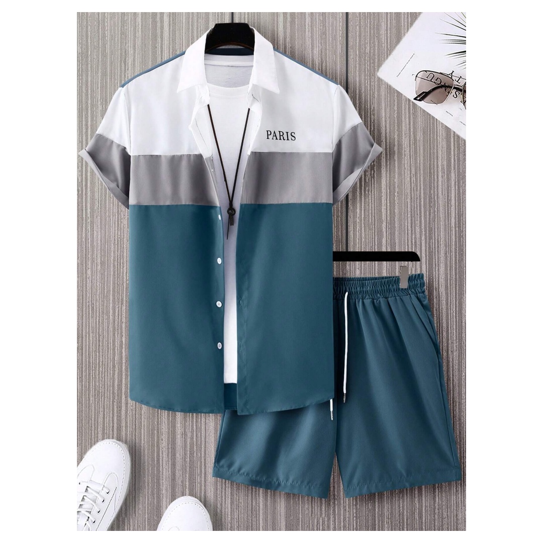 Men's Fashion Suit Blue And Wh - огляд і ціна Mens Fashion Clothes