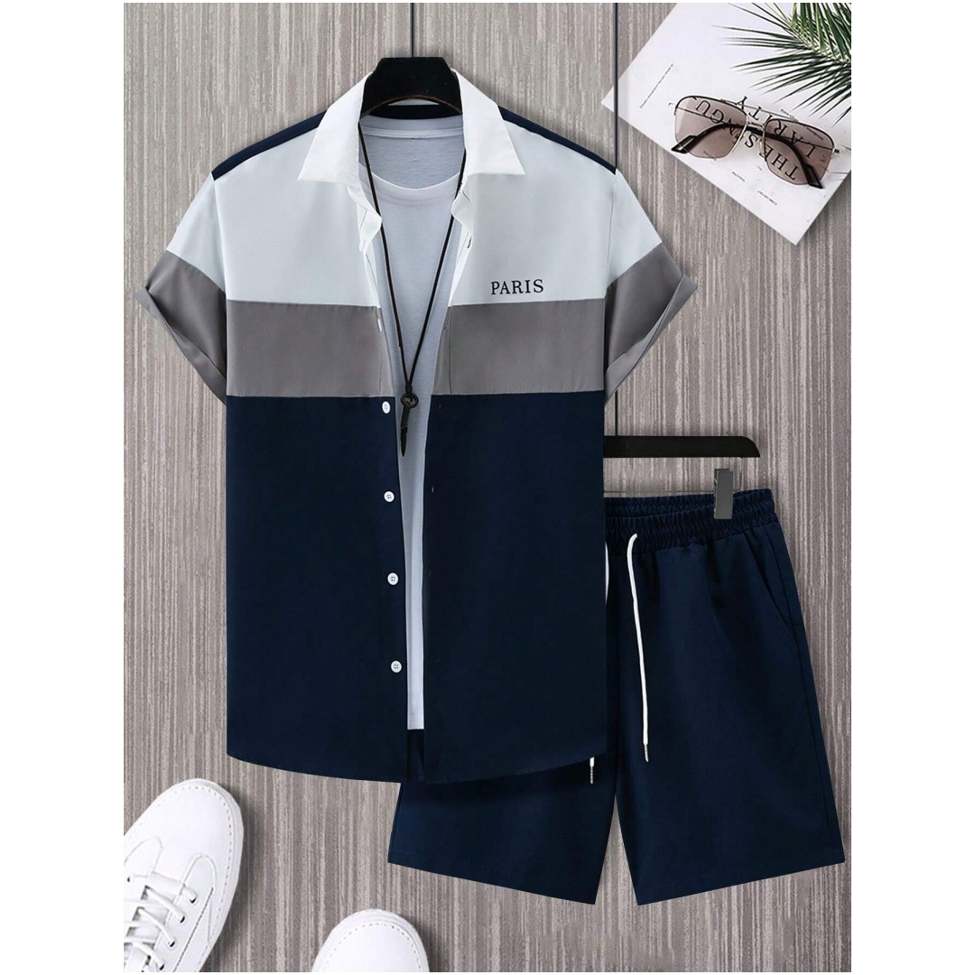 Men's Fashion Suit Blue And Wh - огляд і ціна Mens Fashion Clothes