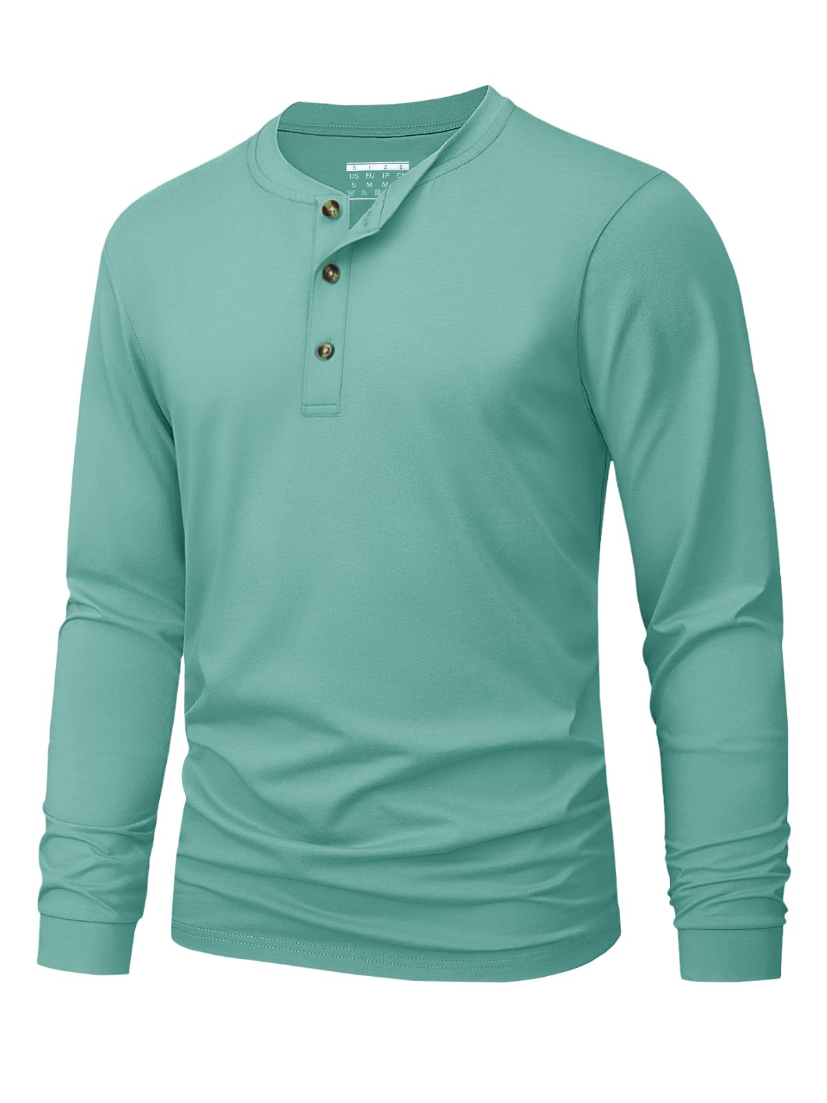 Men's Henley T-Shirt Simple So - огляд і ціна Mens Fashion Clothes
