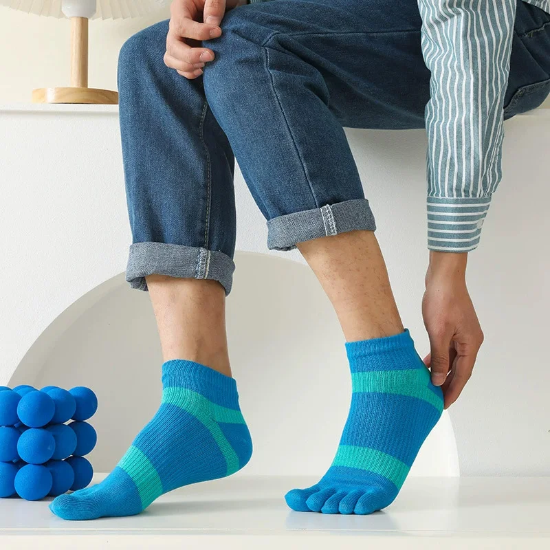 1/5 Pairs Mans Five Finger Ank - огляд і ціна Socks Ankle Men