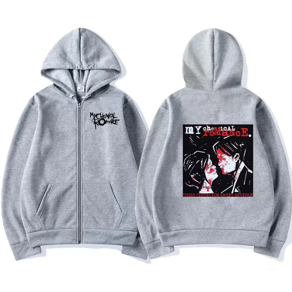 Rock Band My Chemical Romance  - огляд і ціна Mens Fashion Zip Up Hoodies