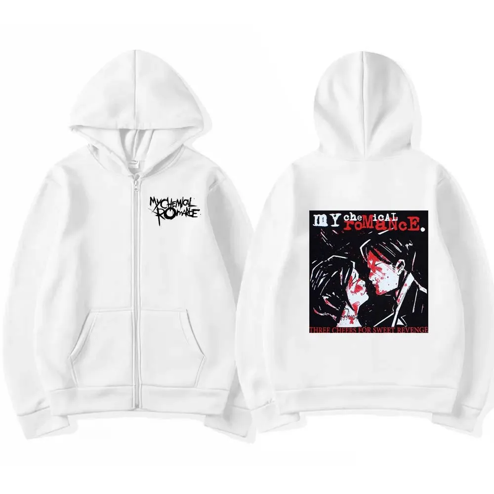 Rock Band My Chemical Romance  - огляд і ціна Mens Fashion Zip Up Hoodies