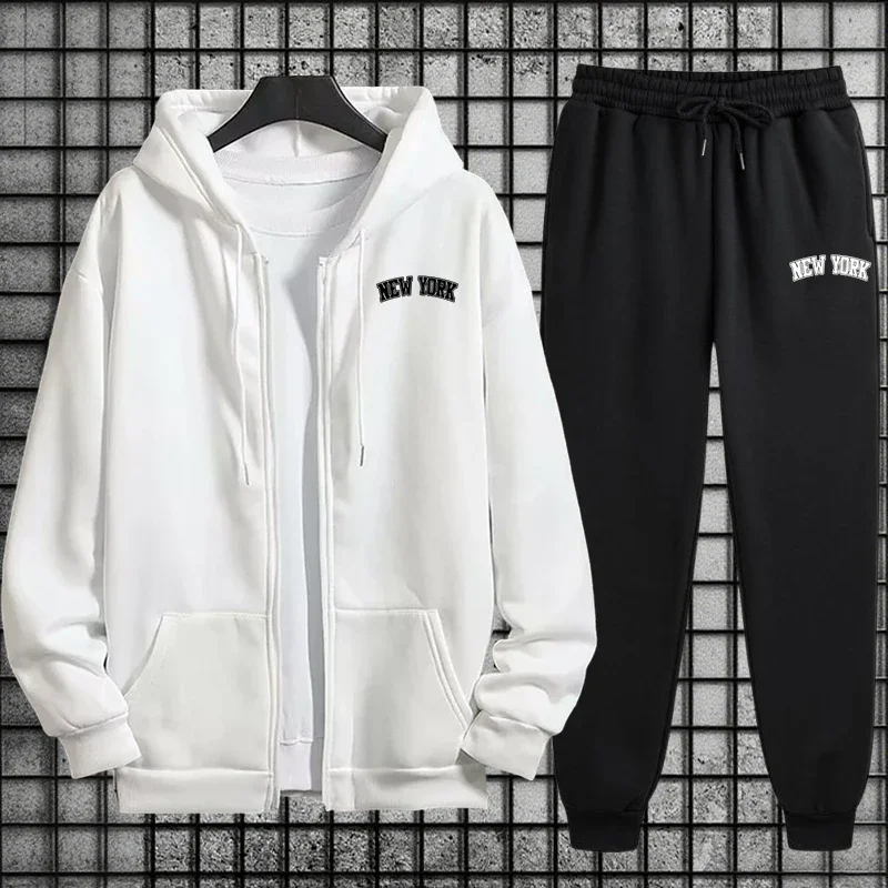 Men's Tracksuit Quality 2026 S - огляд і ціна Mens Fashion Zip Up Hoodies