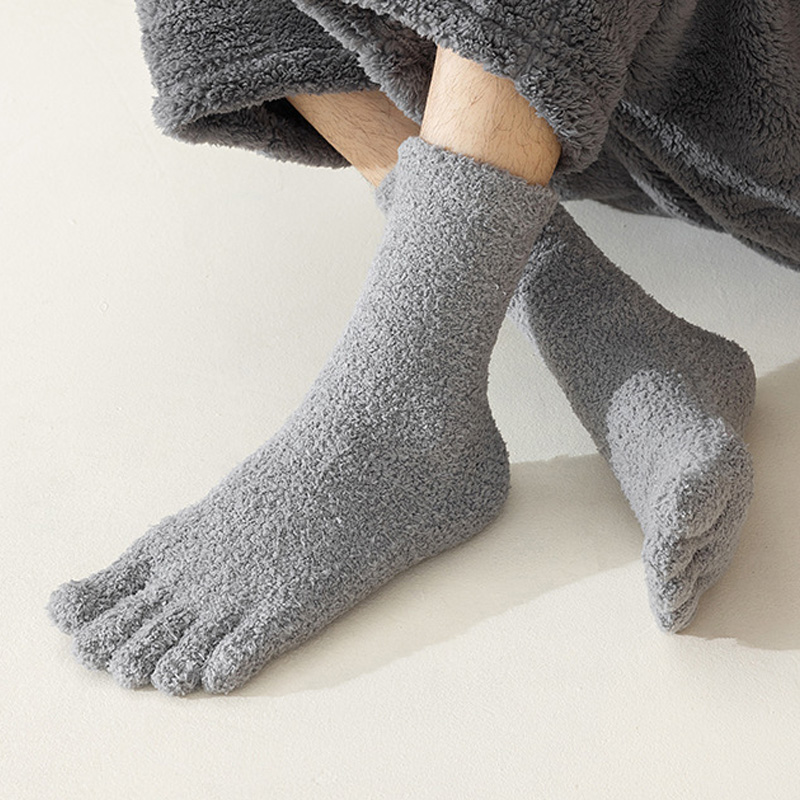 1/5 Pairs Mans Thermal Toe Soc - огляд і ціна Socks Ankle Men