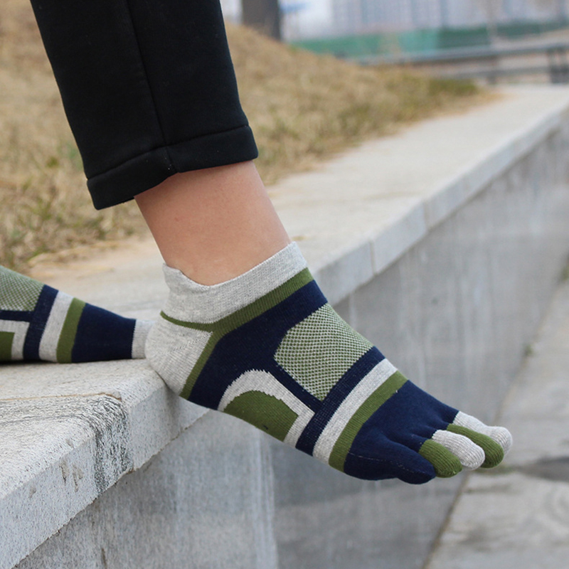 1/5 Pairs  Men’s Five-Toe Athl - огляд і ціна Socks Ankle Men